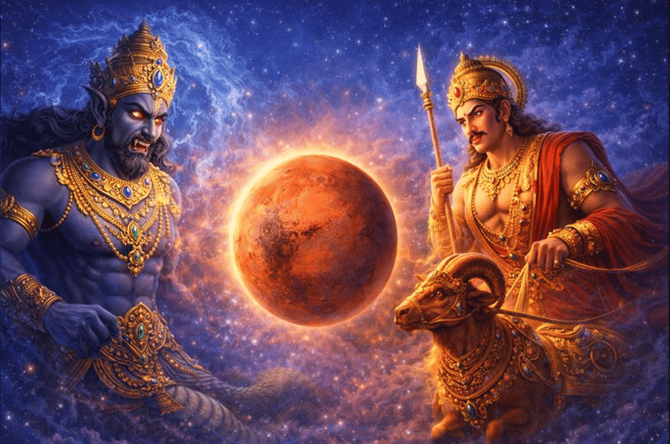 Explaining the Rahu-Mars conjunction and its real life effects